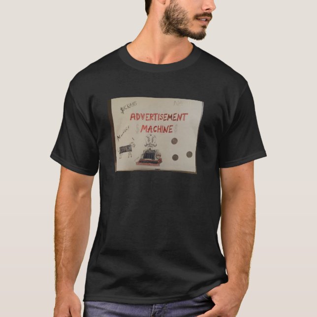 Camiseta Advertisement Machine (Anverso)