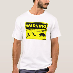 Camiseta Advirtiendo no tengo que superar el oso