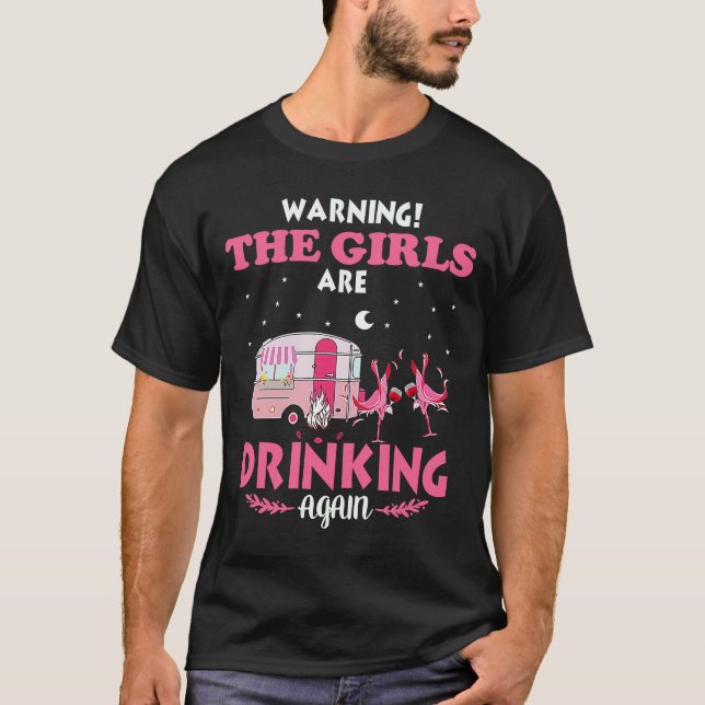 Camiseta advirtiendo que los chicas están tomando de nuevo  (Anverso)