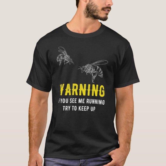 Camiseta Advirtiendo si usted me ve intento de (Anverso)