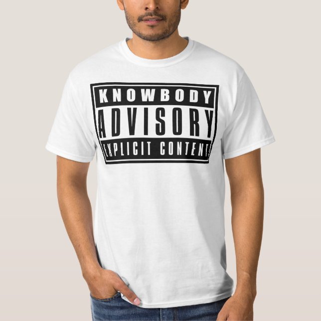 Camiseta Advisory de Knowbody (Anverso)