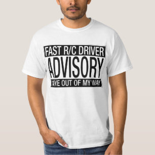 Camiseta Advisory rápido del conductor de R/C