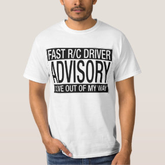 Camiseta Advisory rápido del conductor de R/C