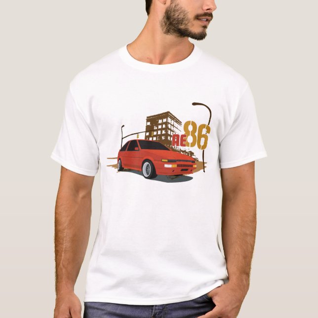 Camiseta AE86 - Trueno - Levin (Anverso)
