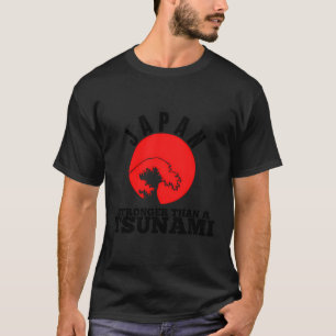 Camiseta AE -¥AEoe Japón más fuerte que un tsunami gran ola