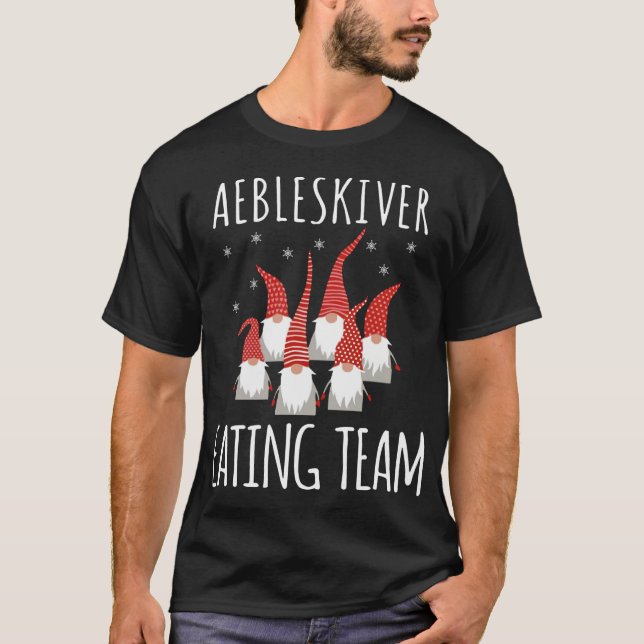 Camiseta Aebleskiver Eating Team Gnomes Funny Aebleskiver L (Anverso)