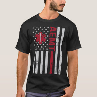 Camiseta AEMT Técnico Médico de Emergencia Avanzada USA Fla