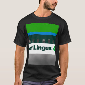 Camiseta Aer Lingus, avión de los años 80