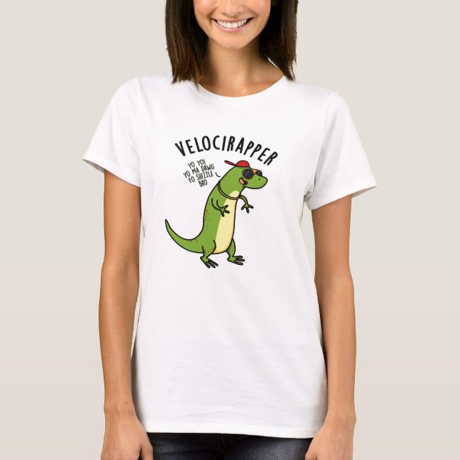 Camiseta ærapper Funny Dinosaur Pun (Anverso)