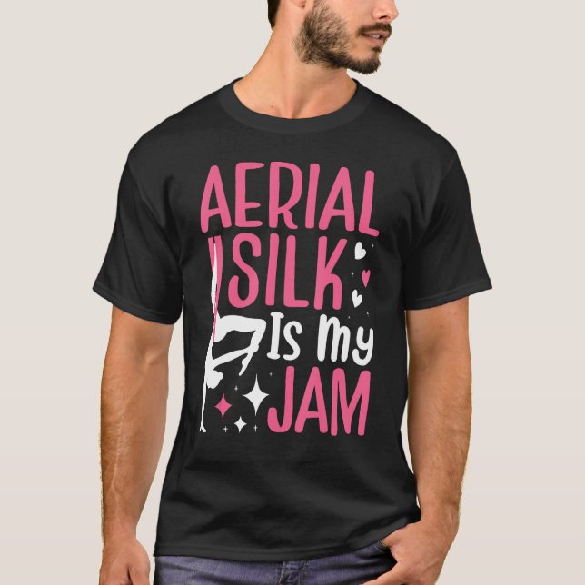 Camiseta Aerial Silk Aerialist I m Hanging By A Thread (Anverso)