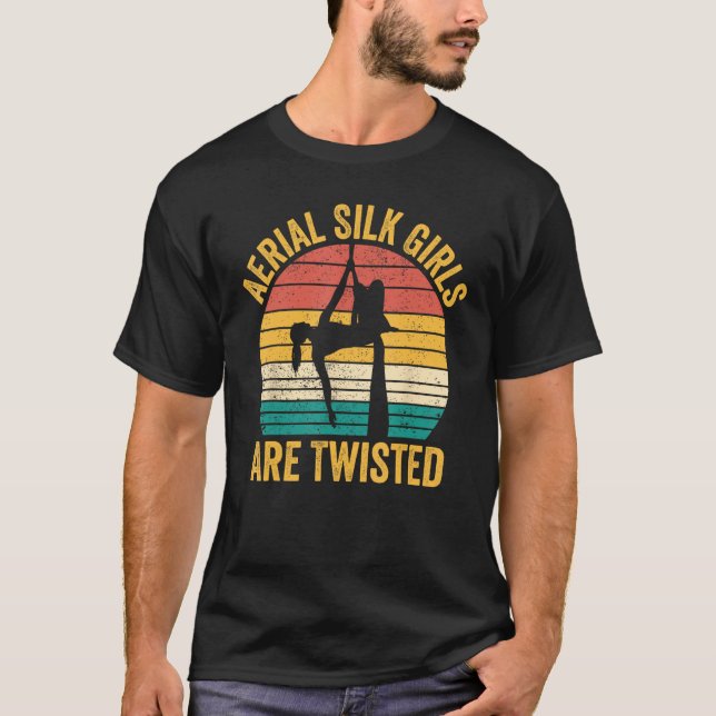 Camiseta Aerial Silk Girls Are Twisted Aerialist (Anverso)