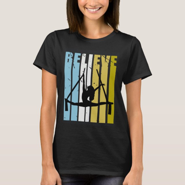 Camiseta Aerialist Believe Silhouette Loves Practice Air Yo (Anverso)