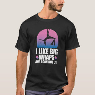 Camiseta Aerialista ejecutante de Yoga Aéreo Acrobacias en 