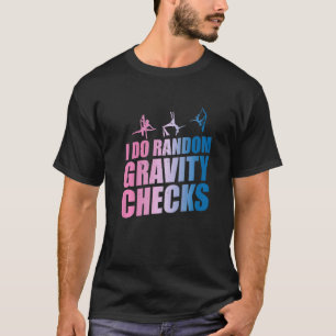 Camiseta Aerialista ejecutante de yoga aéreo acrobacias en 