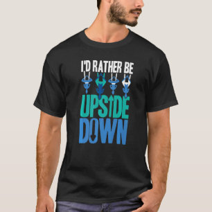 Camiseta Aerialista Yoga Aéreo Prefiero Estar Boca Abajo Gi