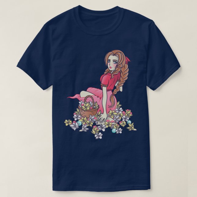 Camiseta Aerith (Diseño del anverso)