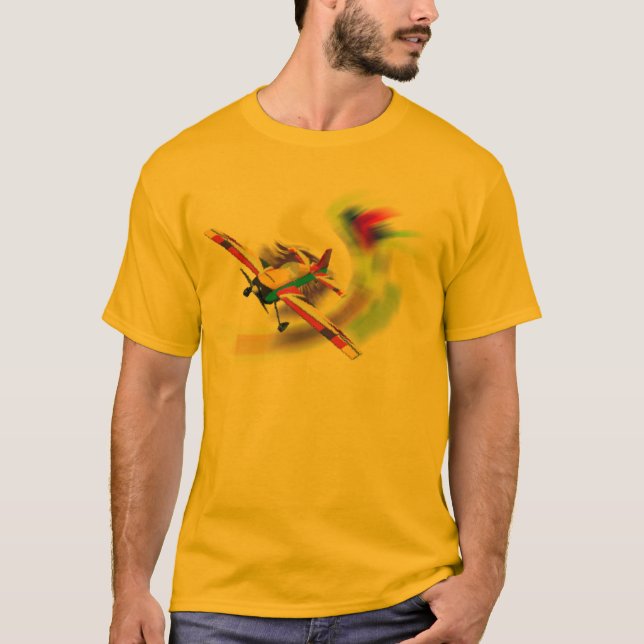 CAMISETA AERO- AVIÓN DEL DEPORTE DE RC EN ONDA (Anverso)