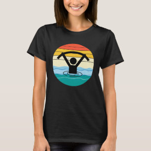 Camiseta Aeróbic Acuático Fitness Acuático Ejercicio Trabaj