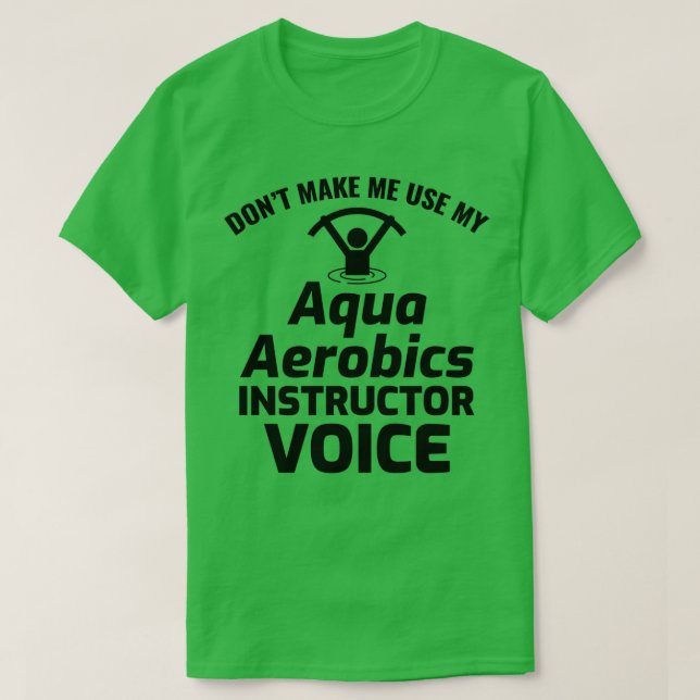 Camiseta Aerobic acuático fitness Aqua Ejercicio 17 (Diseño del anverso)