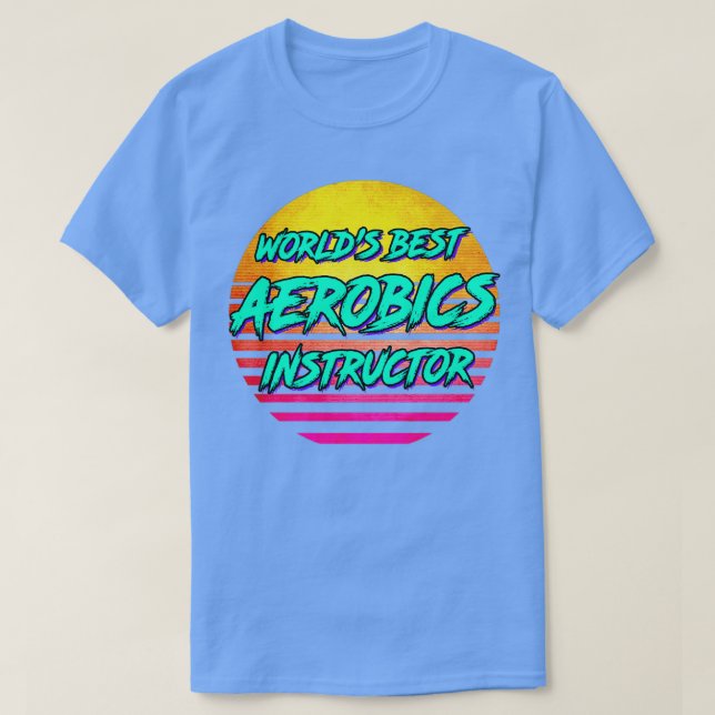 Camiseta Aerobic Retro 1980 1 (Diseño del anverso)