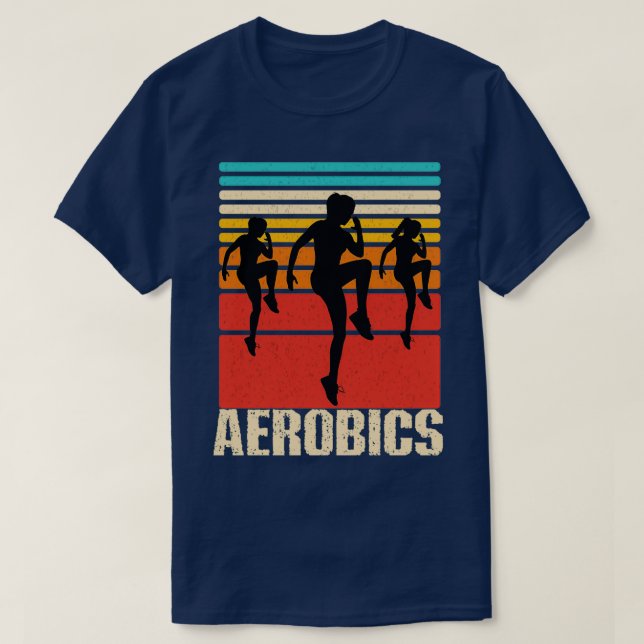 Camiseta Aerobic vintage (Diseño del anverso)