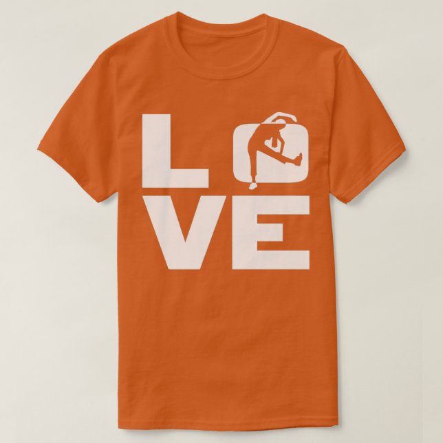 Camiseta Aerobic Workout Love Gym Fitness Gymnastics Aerobi (Diseño del anverso)