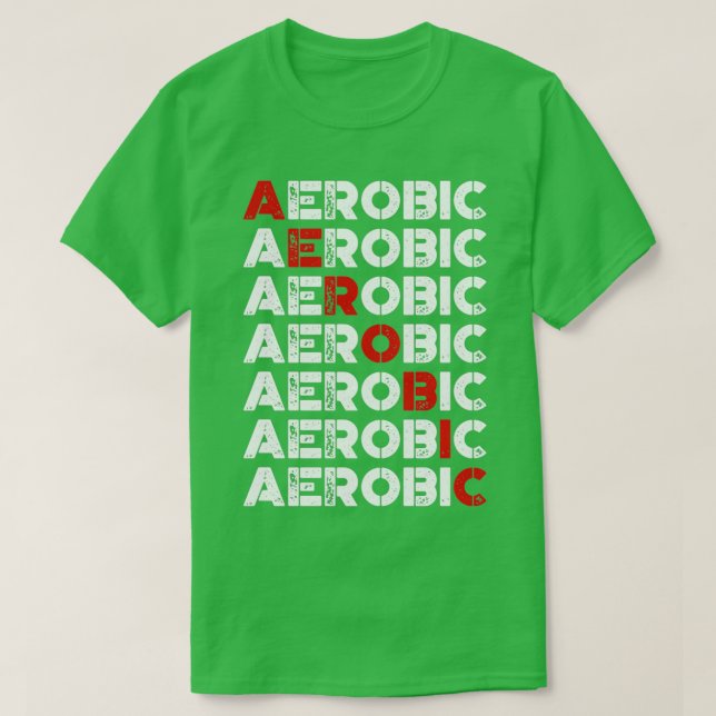 Camiseta aeróbico 15 (Diseño del anverso)