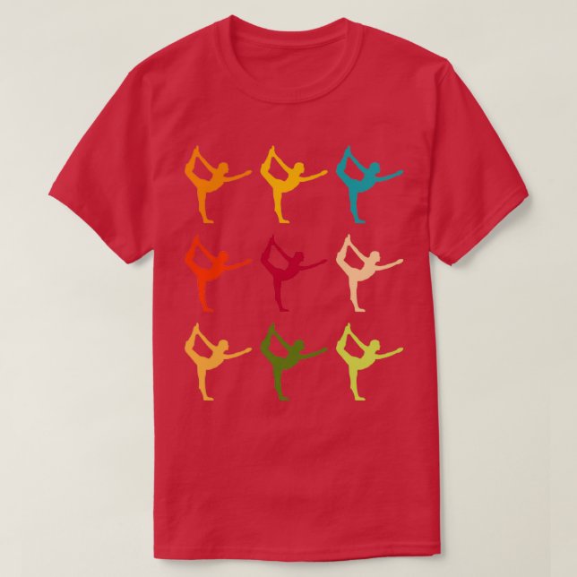 Camiseta Aerobics Vintage Retro Art Gymnastic Fitness Gift (Diseño del anverso)