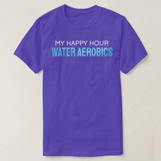 Camiseta Aerobios de agua Mi Hora Feliz (Diseño del anverso)