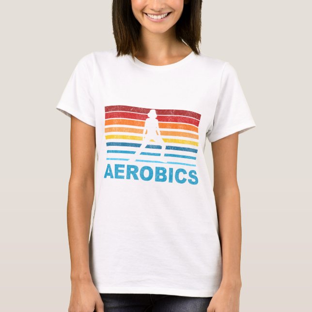 Camiseta Aerobios retro (Anverso)