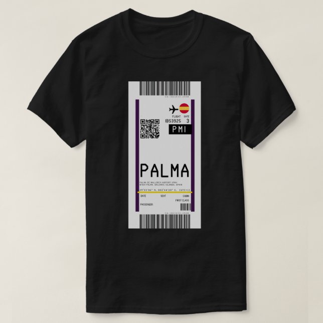 Camiseta Aeródromo de Mallorca (PMI) (Diseño del anverso)