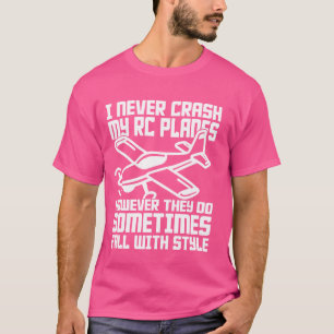 Camiseta Aeródromo modelo de control remoto de aviación del