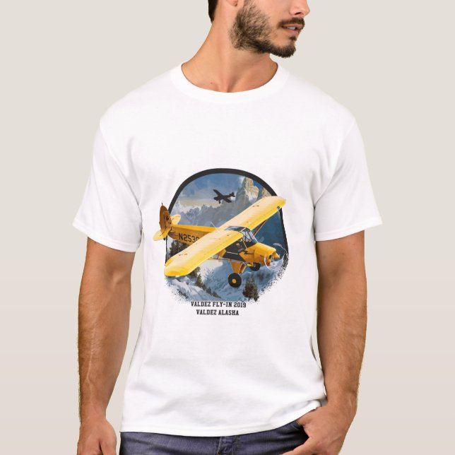 Camiseta Aerolínea Alaska  (Anverso)
