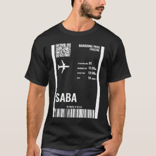 Camiseta Aerolínea de tarjetas de embarque de los Países Ba