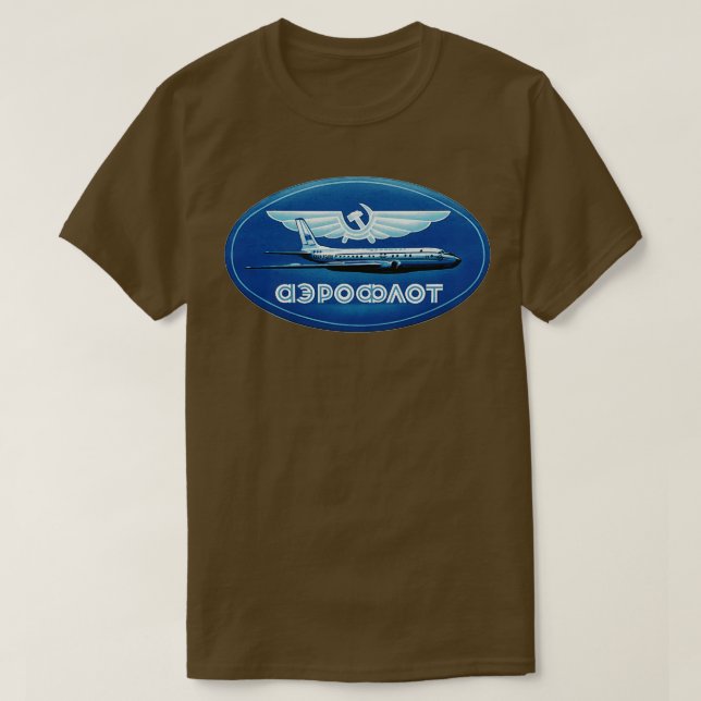 Camiseta Aerolínea rusa (Diseño del anverso)