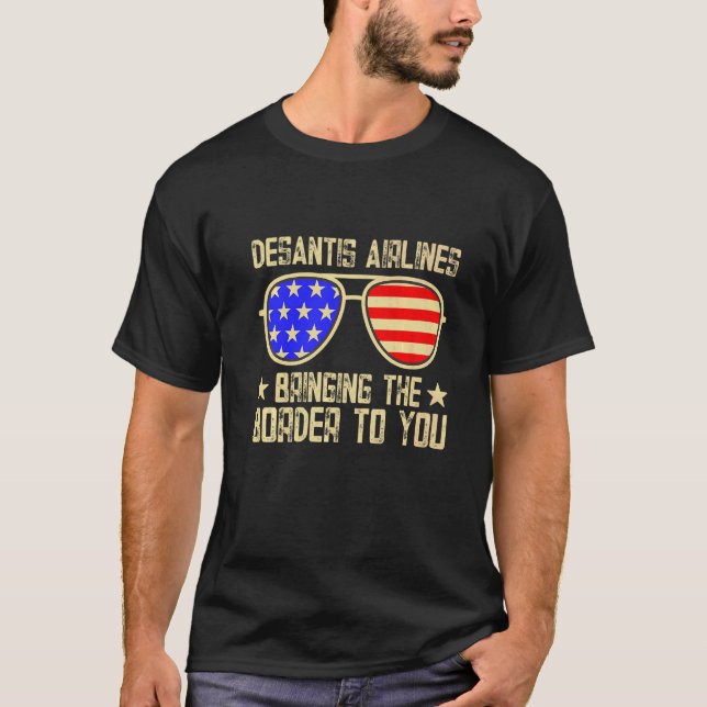 Camiseta Aerolíneas Blue de DeSantis (Anverso)