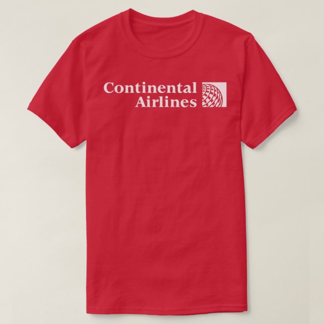 Camiseta Aerolíneas continentales (Diseño del anverso)