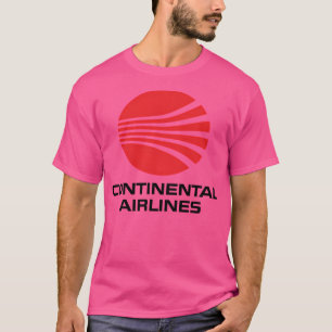 Camiseta Aerolíneas continentales - Camisas con logotipo re