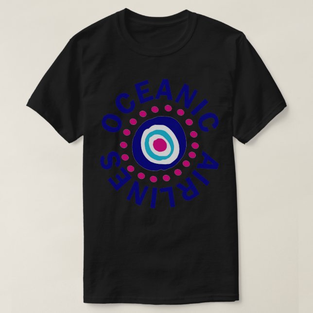 Camiseta Aerolíneas Oceánicas Perdidas (Diseño del anverso)