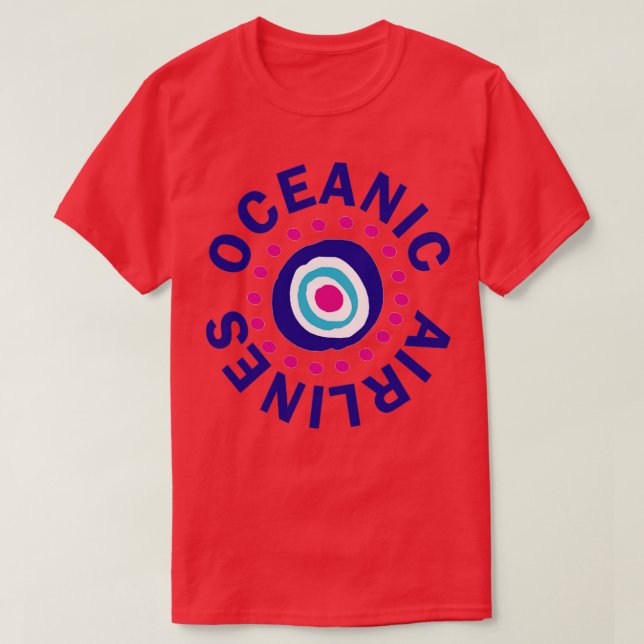 Camiseta Aerolíneas Oceánicas Perdidas (Diseño del anverso)