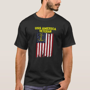 Camiseta Aeronave Carrier USS America CV-66 CVA-66 Veterano
