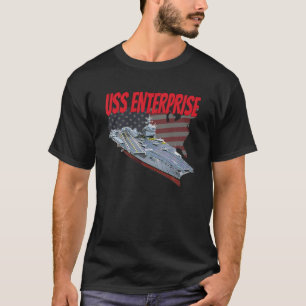 Camiseta Aeronave Carrier USS Empresa Veterano Día Abuelo