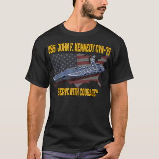 Camiseta Aeronave Carrier USS John F. Kennedy CVN 79 Vetera