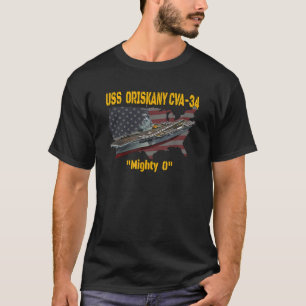 Camiseta Aeronave Carrier USS Oriskany CVA 34 Veterano Día 