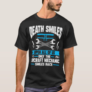 Camiseta Aeronave Mecánica Aviación Mechanic Avión Mecha