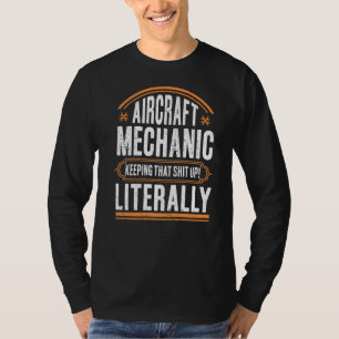 Camiseta Aeronave Mecánica Aviación Mechanic Avión Mecha