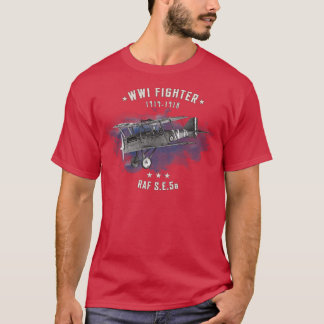 Camiseta Aeronaves de combate SE5a RAF WI