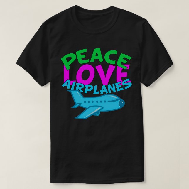 Camiseta Aeronaves de Paz Amor (Diseño del anverso)