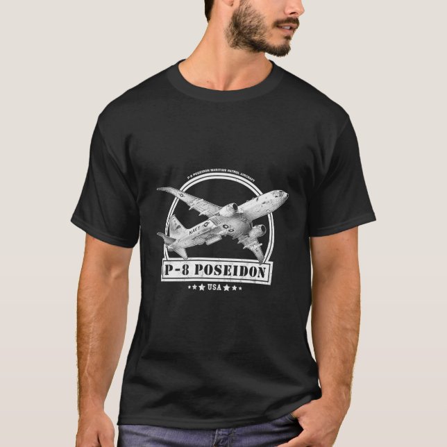 Camiseta Aeronaves de Poseidon P-8 (Anverso)