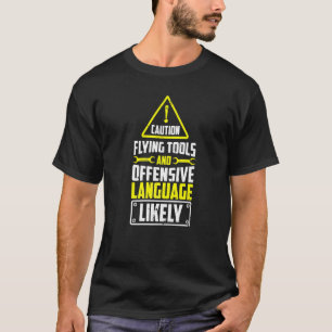 Camiseta Aeronaves Diesel Avión Aviso Aviso Herramientas De